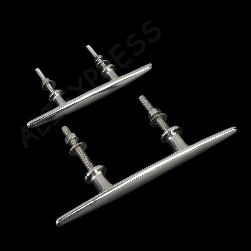 New Heavy Duty Stud Mount Flat Top Cleat For Boat Dock Open Cleats 316 Stainless Steel Marine Accessories
New Heavy Duty Stud Mount Flat Top Cleat For Boat Dock Open Cleats 316 Stainless Steel Marine Accessories