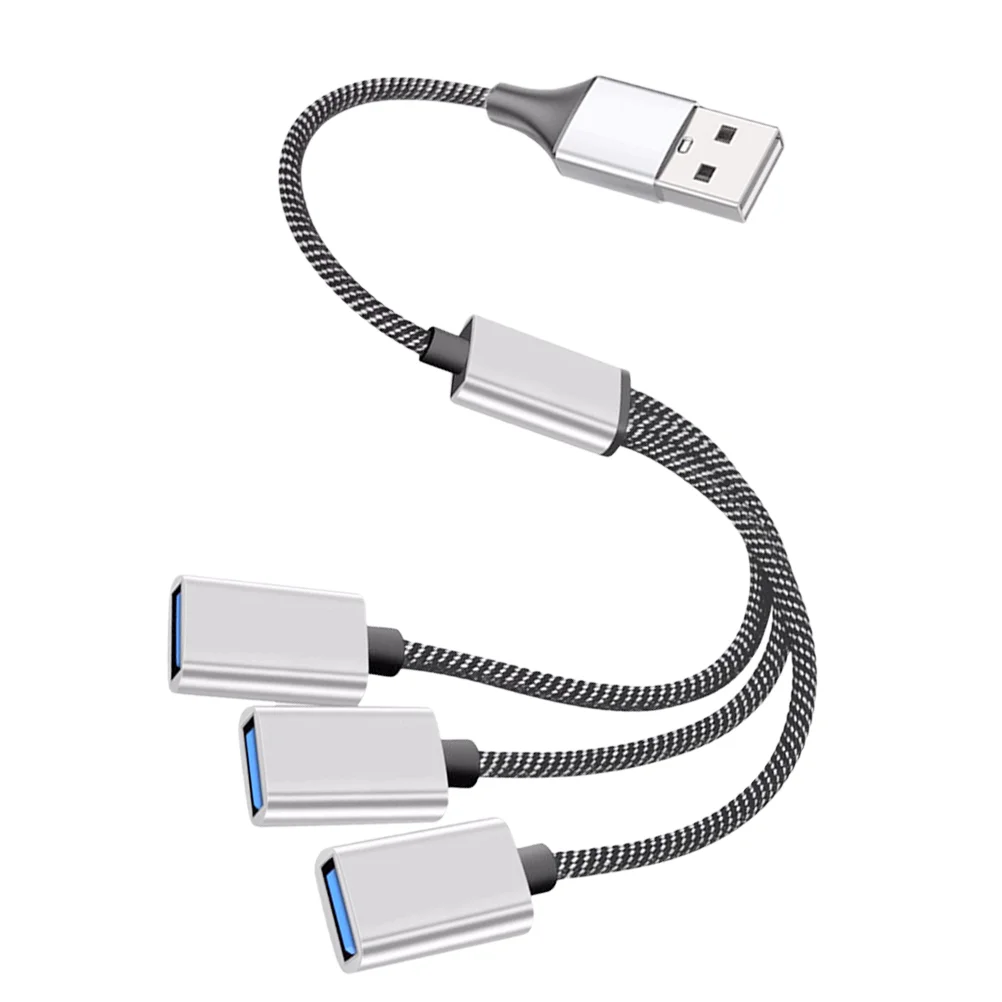 Computer Splitter USB 3 Way Port Adapter 1 to for Laptop Power Multiple Portable Connector Hub Cable
Computer Splitter USB 3 Way Port Adapter 1 to for Laptop Power Multiple Portable Connector Hub Cable