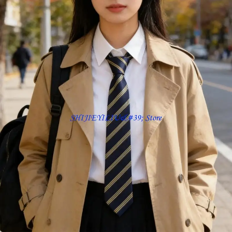 E21F Elegant Unisex Necktie Classical JK Stripe Tie For Office School and Party Wear
E21F Elegant Unisex Necktie Classical JK Stripe Tie For Office School and Party Wear