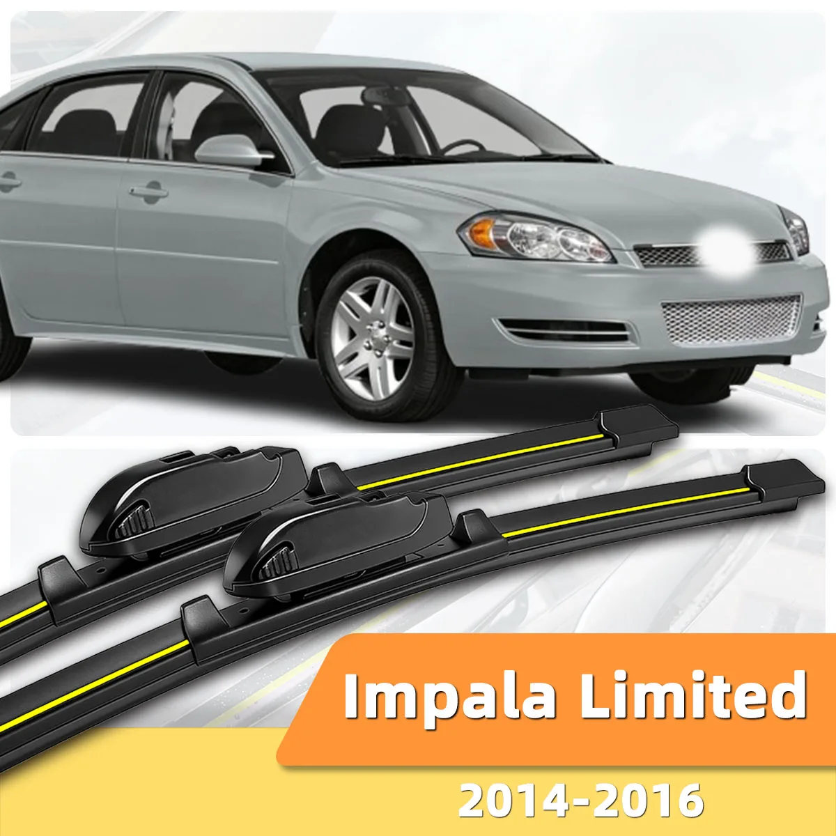 2PCS Car Windshield Wipers Are Suitable For Chevrolet Impala Limited (2014-2016) All-Weather Stable And Durable Two-Way Wipers
2PCS Car Windshield Wipers Are Suitable For Chevrolet Impala Limited (2014-2016) All-Weather Stable And Durable Two-Way Wipers