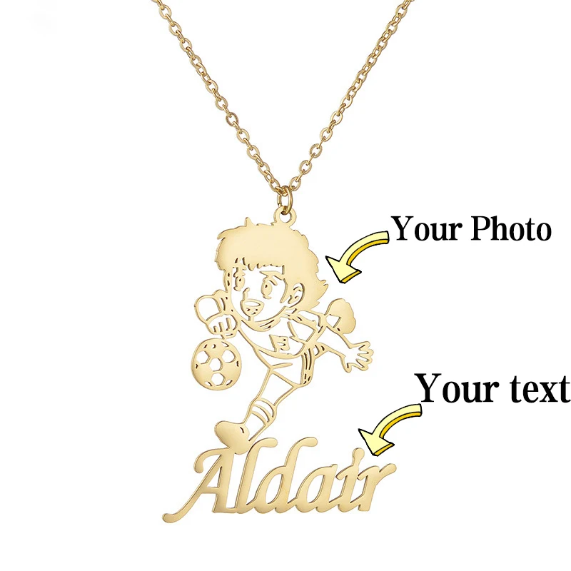 Custom Logo Photo Name Children's Drawing Gift Necklace Stainless Steel Woman Kids Personalized Painting Art Picture Necklace
Custom Logo Photo Name Children's Drawing Gift Necklace Stainless Steel Woman Kids Personalized Painting Art Picture Necklace