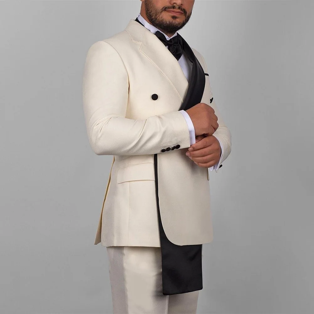 Fashion Suits for Men Slim Fit 2 Piece Set Chic Notch and Shawl Lapel High Quality Male Suit Party Prom Groom Wedding Tuxedo
Fashion Suits for Men Slim Fit 2 Piece Set Chic Notch and Shawl Lapel High Quality Male Suit Party Prom Groom Wedding Tuxedo