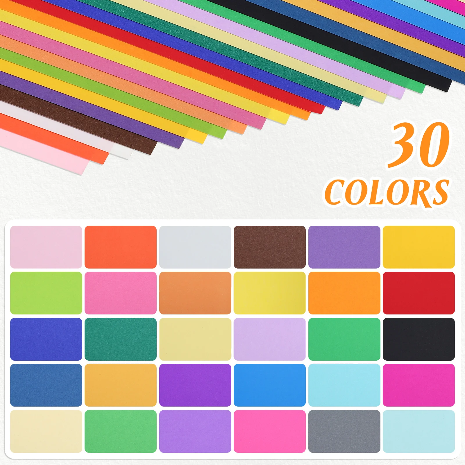 60 Sheets Colored Paper Cardstock Paper A4 200gsm Thick Origami Sheets For Crafts Safe Multi Use Craft Supplies
60 Sheets Colored Paper Cardstock Paper A4 200gsm Thick Origami Sheets For Crafts Safe Multi Use Craft Supplies