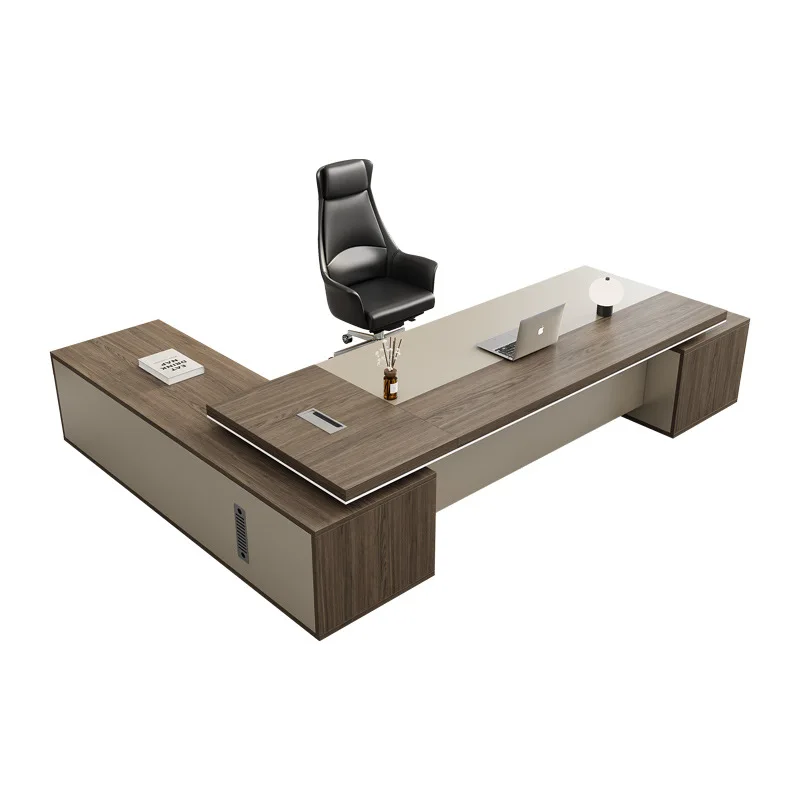 Yjq boss desk full set of simple atmosphere chairperson's office furniture boss desk
Yjq boss desk full set of simple atmosphere chairperson's office furniture boss desk