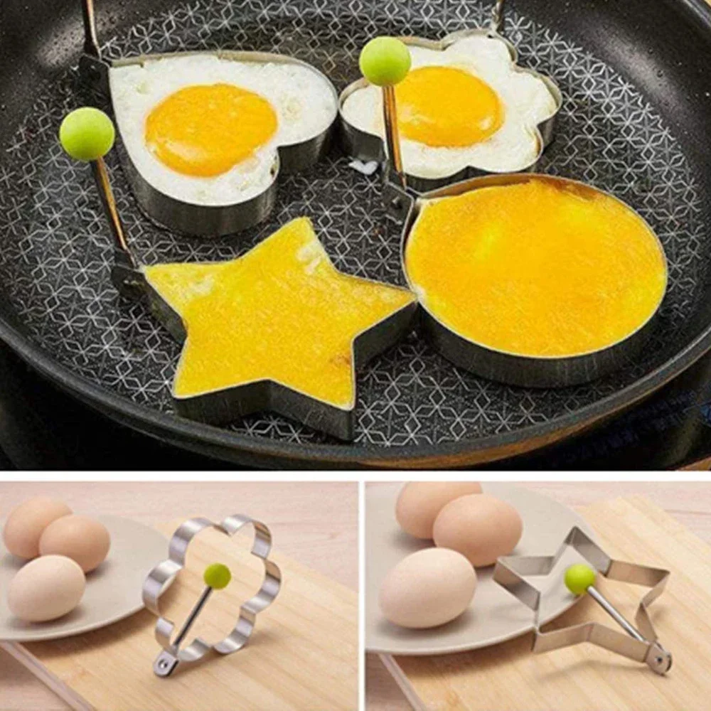 Stainless Steel Type 5pcs Omelet Molding Machine Omelet Mold Pancakes Omelet Cooking Tools Kitchen Accessories Small Tools
Stainless Steel Type 5pcs Omelet Molding Machine Omelet Mold Pancakes Omelet Cooking Tools Kitchen Accessories Small Tools