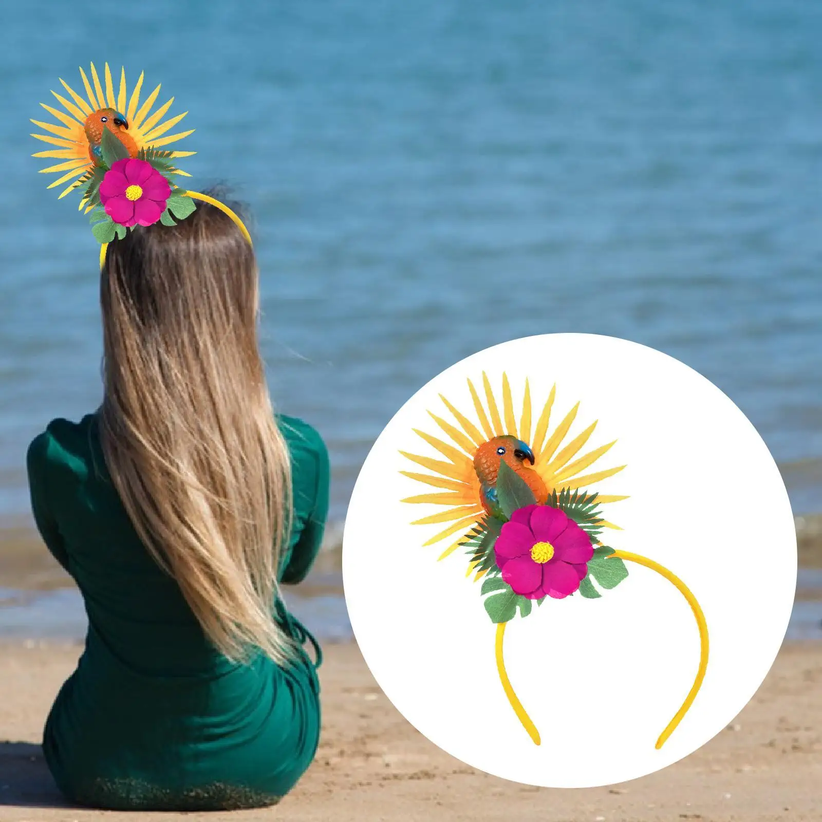 Light up Headband Novelty Glowing Eye Catching Lifelike Floral Headband for Photo Props Wedding Party Stage Performance Cosplay
Light up Headband Novelty Glowing Eye Catching Lifelike Floral Headband for Photo Props Wedding Party Stage Performance Cosplay