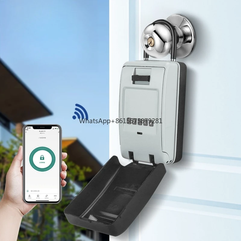 Tuya Waterproof Smart Security Electric Digital Lock Box That Can APP to Unlock Which Made of Zinc Alloy
Tuya Waterproof Smart Security Electric Digital Lock Box That Can APP to Unlock Which Made of Zinc Alloy