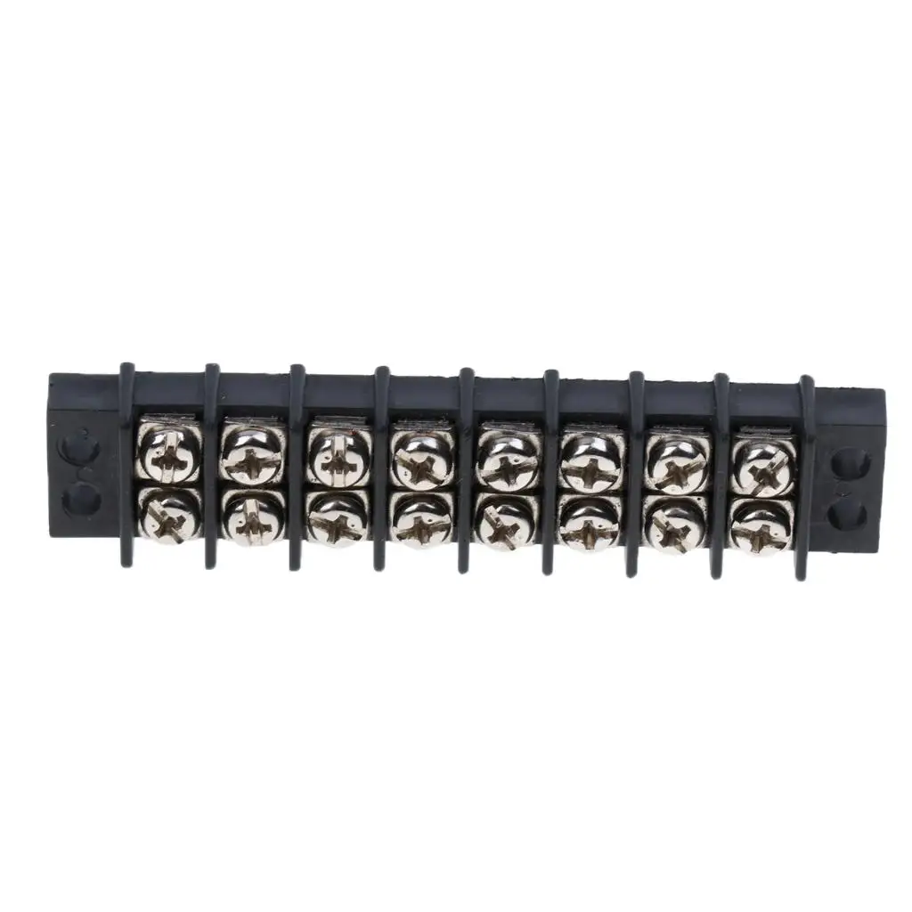 8 Gang Bus Bar Terminal Block 30A Bakelite Isolated Power Distribution Strip for 12V Marine Panel
8 Gang Bus Bar Terminal Block 30A Bakelite Isolated Power Distribution Strip for 12V Marine Panel