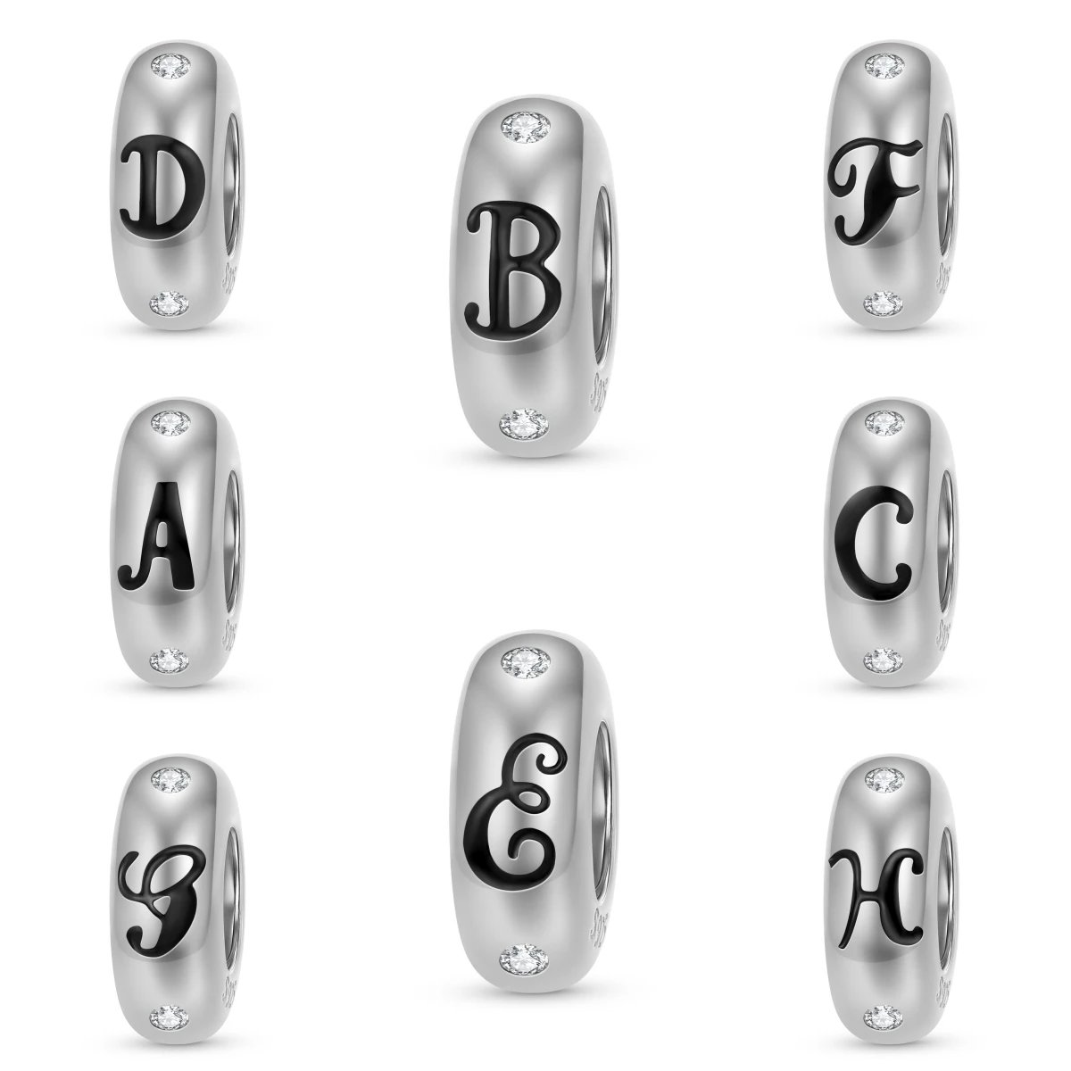 ABCDEF Letters 925 Sterling Silver DIY Letter Words Beads Charms Clip & Stoppers Fit Original Bracelet Diy Jewelry Accessories
ABCDEF Letters 925 Sterling Silver DIY Letter Words Beads Charms Clip & Stoppers Fit Original Bracelet Diy Jewelry Accessories