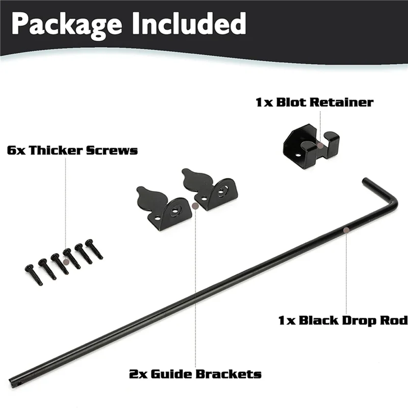 B92B-2Pcs 18Inch Cane Bolt Heavy Duty Gate Drop Rod, Hardware Ground Latch Gate Stopper Gate Hardware, Cane Bolts
B92B-2Pcs 18Inch Cane Bolt Heavy Duty Gate Drop Rod, Hardware Ground Latch Gate Stopper Gate Hardware, Cane Bolts