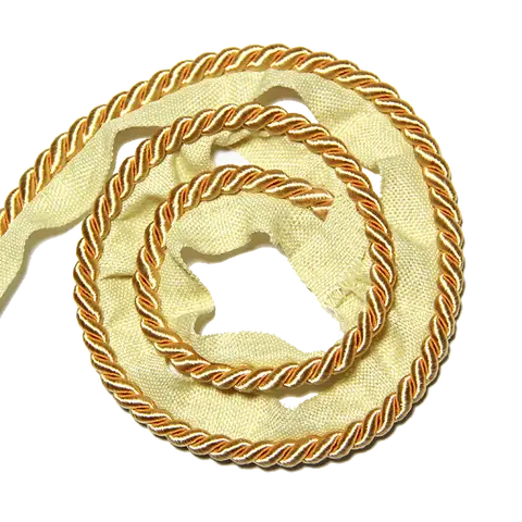 10m Gold Thick Rope Piping Lip Cord Trim Pillow Cushion Trim Upholstery Edging Trim Sewing Supplies Rectangle Pillow Cover