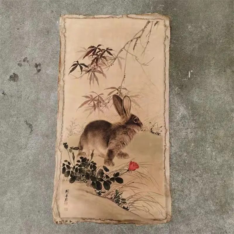 Китайский Зодиак, кролик, украшение для гостиной, подвесная живопись, центральный свиток, живопись, погнутая пленка, живопись, китайская живопись
Китайский Зодиак, кролик, украшение для гостиной, подвесная живопись, центральный свиток, живопись, погнутая пленка, живопись, китайская живопись