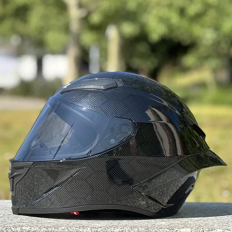Men and Women Racing Full Face Helmet Motorbike Casco Capacete New Arrival Black Serpentine Helmet with Big Spoiler
Men and Women Racing Full Face Helmet Motorbike Casco Capacete New Arrival Black Serpentine Helmet with Big Spoiler
