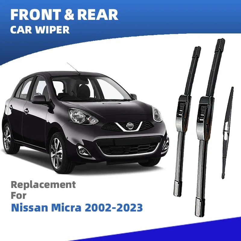 LHD Front Rear Windshield Wiper Blade For Nissan Micra March K12 K13 K14 2002-2023 Windscreen Accessories 2002 2007 2010 2015
LHD Front Rear Windshield Wiper Blade For Nissan Micra March K12 K13 K14 2002-2023 Windscreen Accessories 2002 2007 2010 2015