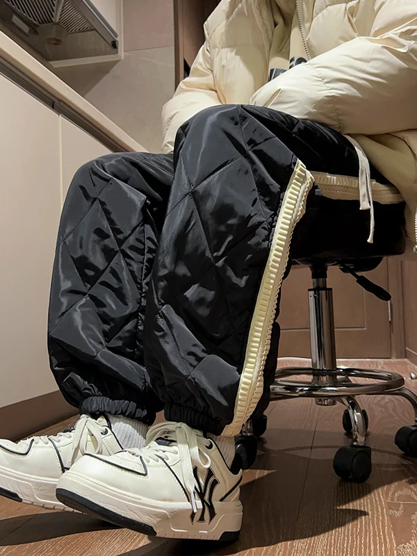 Мужские модные хлопковые брюки с ромбовидным узором, зимняя верхняя одежда, брюки, молодежные повседневные длинные прямые брюки
Мужские модные хлопковые брюки с ромбовидным узором, зимняя верхняя одежда, брюки, молодежные повседневные длинные прямые брюки