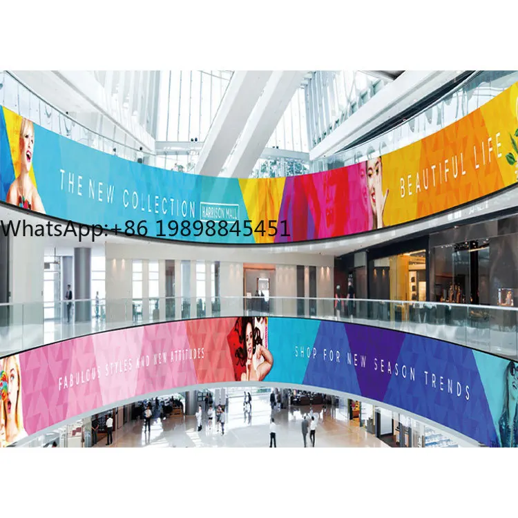 Customized Flexible LED Video Panel Display Soft Module Curved Vertical Screen for Wall Animation Function
Customized Flexible LED Video Panel Display Soft Module Curved Vertical Screen for Wall Animation Function