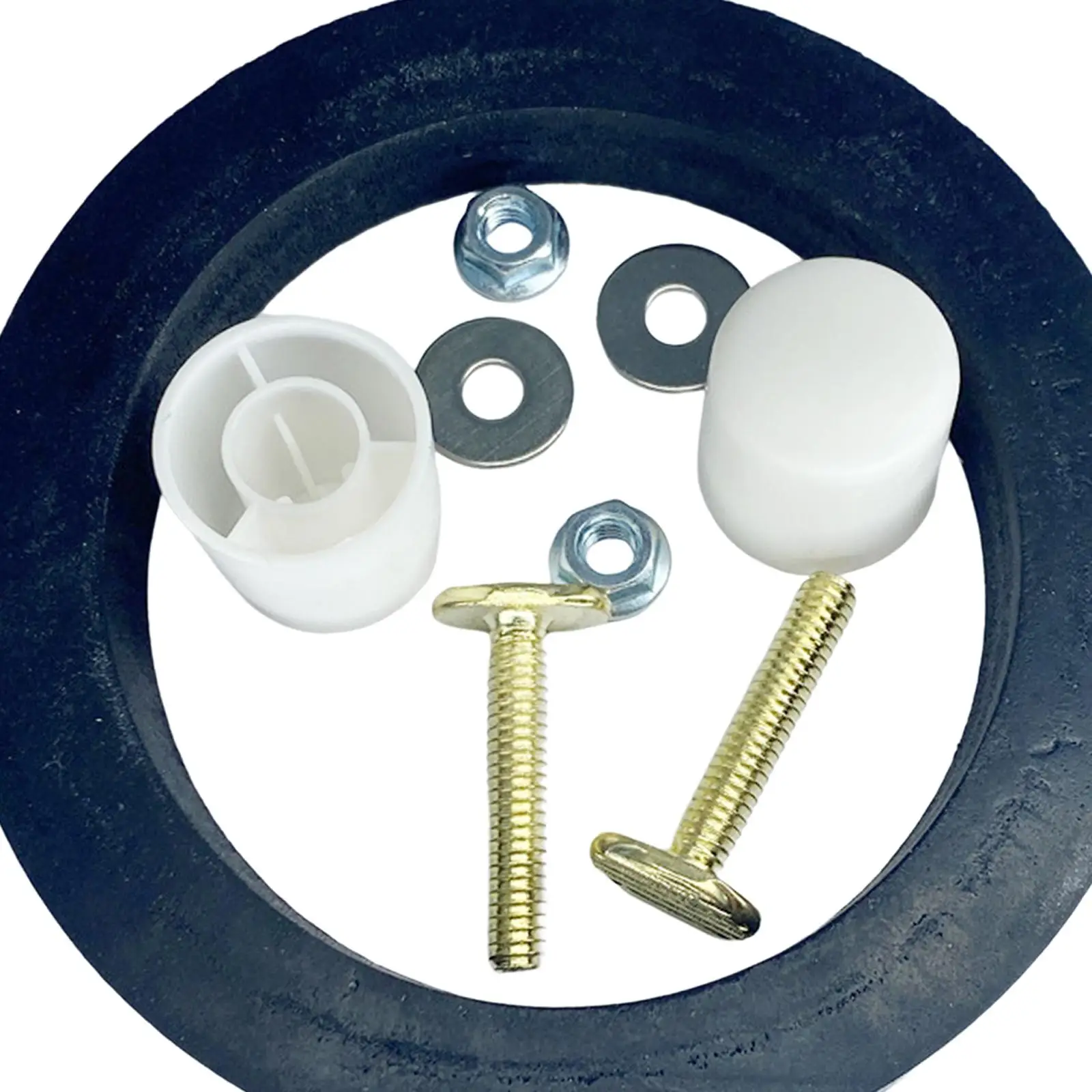 Seal Gasket of RV Toilet for 300, 310, 320 Series Professional with Brass Bolts, Nuts and Bolt Caps Easily Install Durable
Seal Gasket of RV Toilet for 300, 310, 320 Series Professional with Brass Bolts, Nuts and Bolt Caps Easily Install Durable