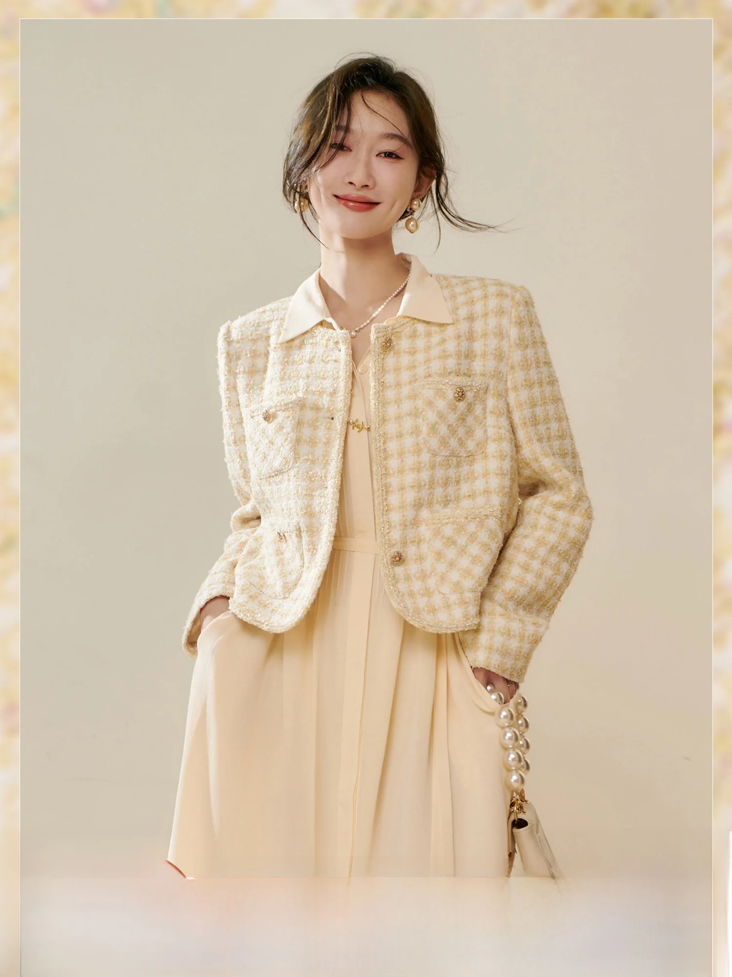 Трикотажное пальто из смесовой пряжи Heavyweight Mixed Yarn с дизайном Cr Puff и клетчатым узором для женщин, для повседневной носки, весна 2023
Трикотажное пальто из смесовой пряжи Heavyweight Mixed Yarn с дизайном Cr Puff и клетчатым узором для женщин, для повседневной носки, весна 2023