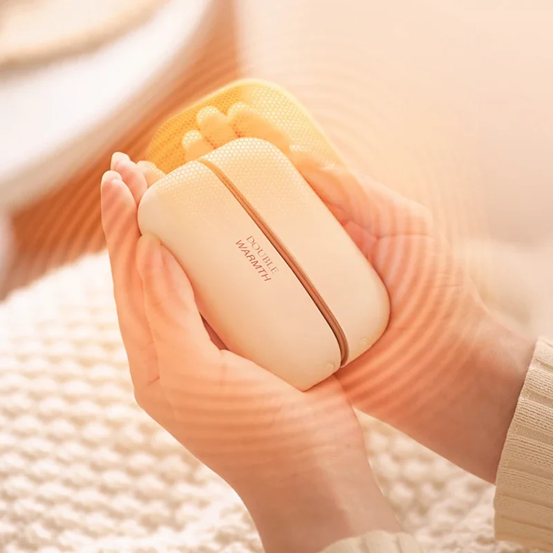 New portable 2-in-1 magnetic rechargeable hand warmer with electric heating, ergonomic pocket heater
New portable 2-in-1 magnetic rechargeable hand warmer with electric heating, ergonomic pocket heater