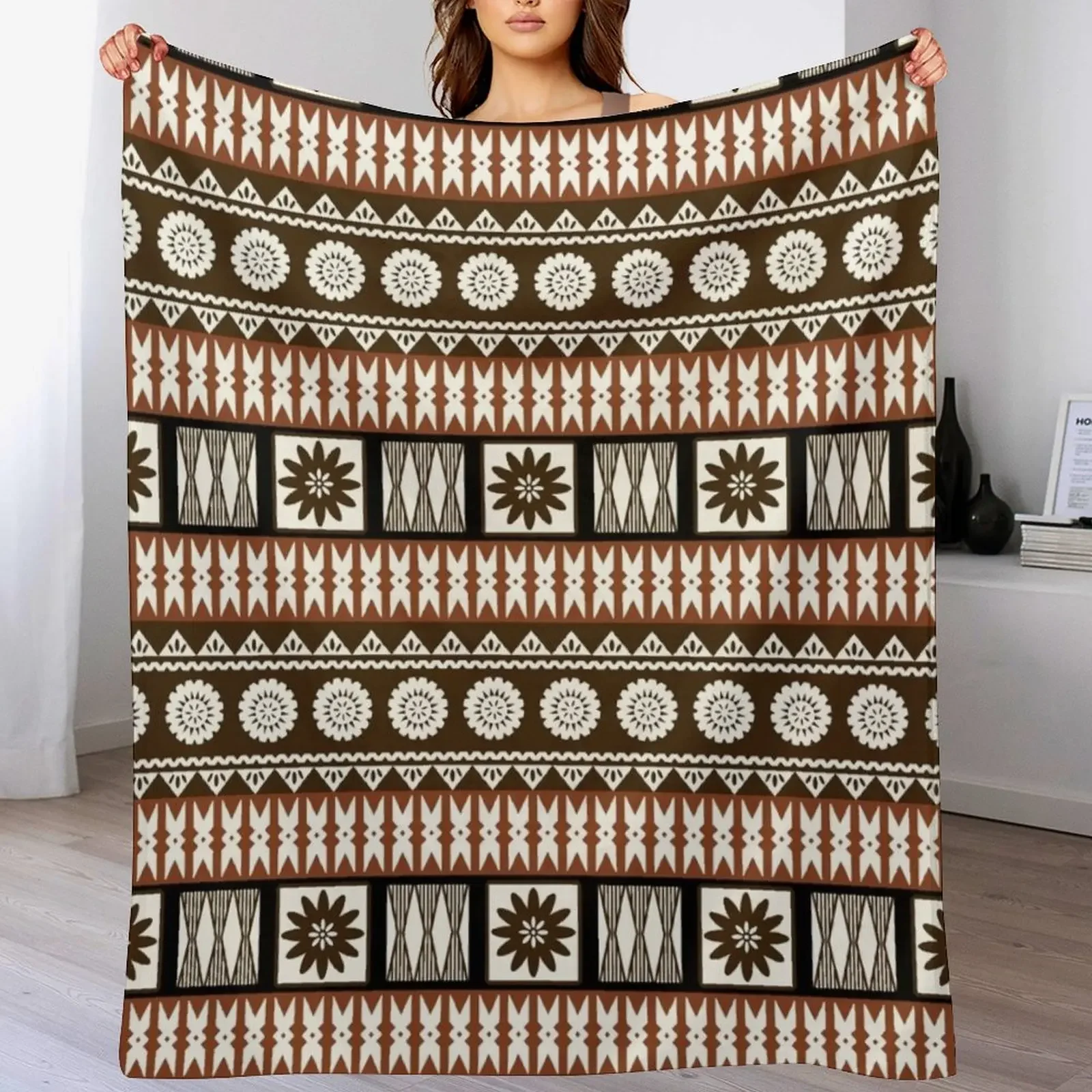Fijian Masi - Tapa Throw Blanket Thermals For Travel Camping Blankets
Fijian Masi - Tapa Throw Blanket Thermals For Travel Camping Blankets