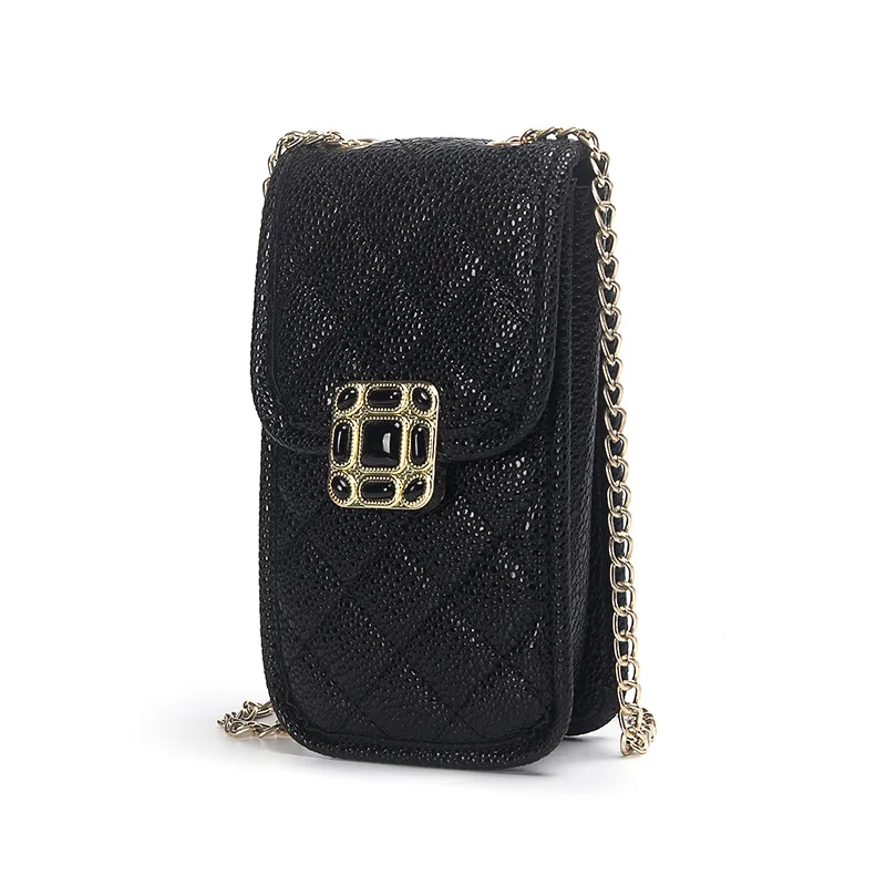 Mobile Phone Bag Female Korean Version of Fashion Multifunctional Cross-body Shoulder Bag Lock Embroidery Simple Chain Bag
Mobile Phone Bag Female Korean Version of Fashion Multifunctional Cross-body Shoulder Bag Lock Embroidery Simple Chain Bag
