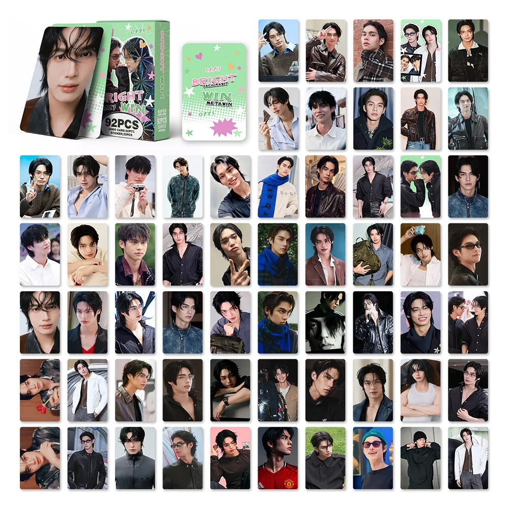 92PCS set of small card BRIGHTWI TAYNE Thai photo cards celebrity stickers 3-inch photo LOMO HD Printd Photocards Fans Gift
92PCS set of small card BRIGHTWI TAYNE Thai photo cards celebrity stickers 3-inch photo LOMO HD Printd Photocards Fans Gift