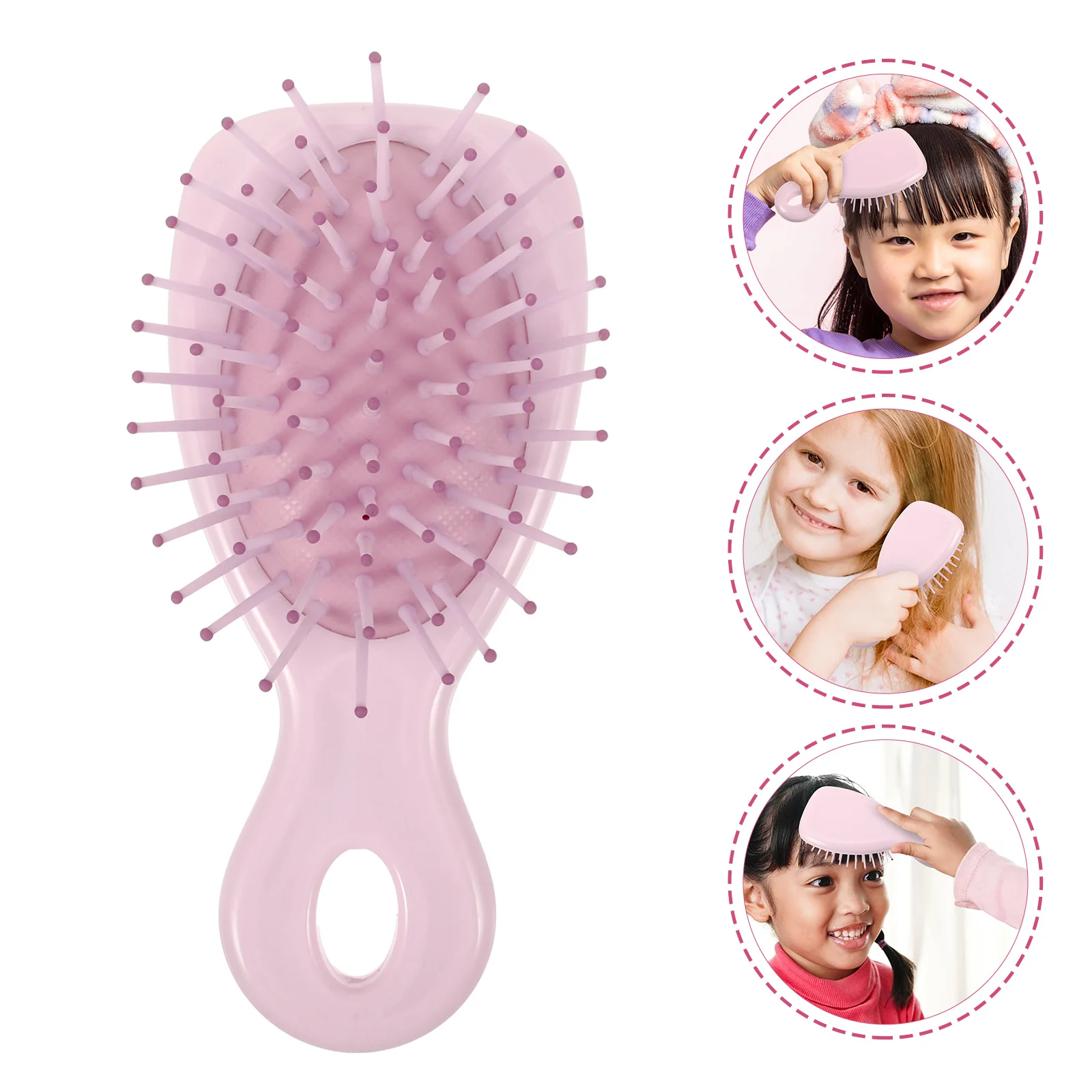 Air Bag Comb Cute Small Hairbrush for Kids Girls Portable Travel Size Detangling Scalp Massager Plastic Handle
Air Bag Comb Cute Small Hairbrush for Kids Girls Portable Travel Size Detangling Scalp Massager Plastic Handle