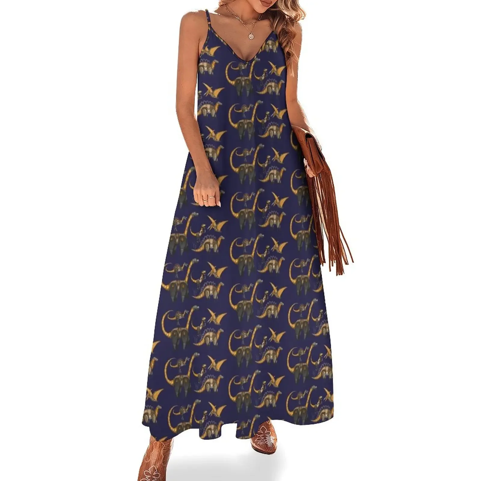Dinosaur Robots Sleeveless Dress chic and elegant evening dress women clothing 2025 new arrivals Evening gown
Dinosaur Robots Sleeveless Dress chic and elegant evening dress women clothing 2025 new arrivals Evening gown