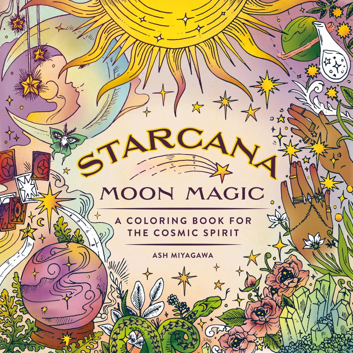 Starcana: Moon Magic: A Coloring Book for the Cosmic Spirit, 96 pages (Paperback)
Starcana: Moon Magic: A Coloring Book for the Cosmic Spirit, 96 pages (Paperback)