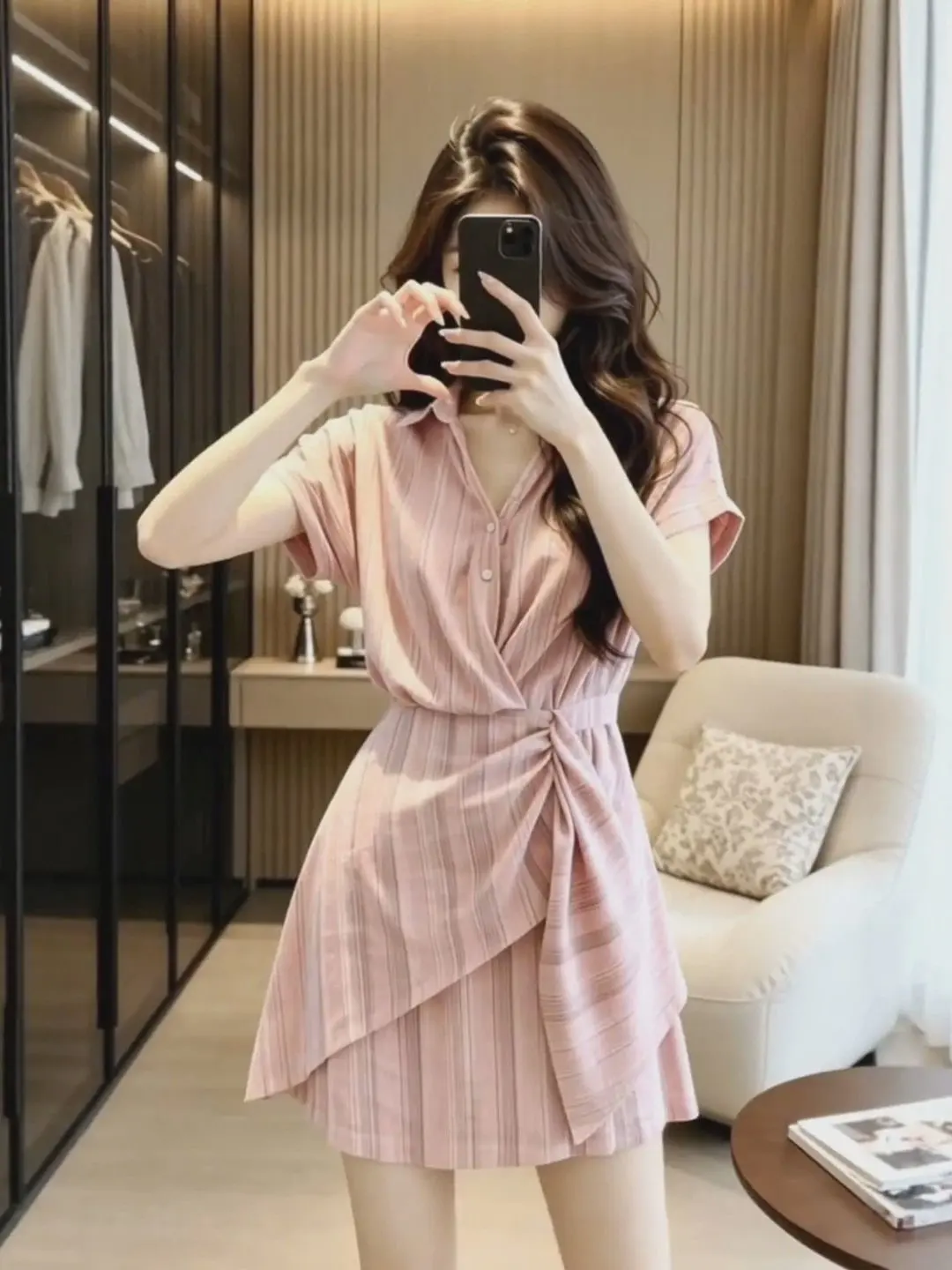 Korean Style V-Neck Striped Dress Women's Summer New Belted Waist Slimming Design Short Skirt Soft Medium Elastic No Spring S...
Korean Style V-Neck Striped Dress Women's Summer New Belted Waist Slimming Design Short Skirt Soft Medium Elastic No Spring S...
