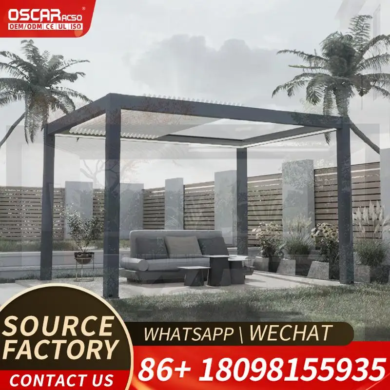 Outdoor Bioclimatic Aluminium Louver Roof 3X4 Garden Structure Electric Pergola Powder Coated Frame Louvre Shelter for Backyard
Outdoor Bioclimatic Aluminium Louver Roof 3X4 Garden Structure Electric Pergola Powder Coated Frame Louvre Shelter for Backyard