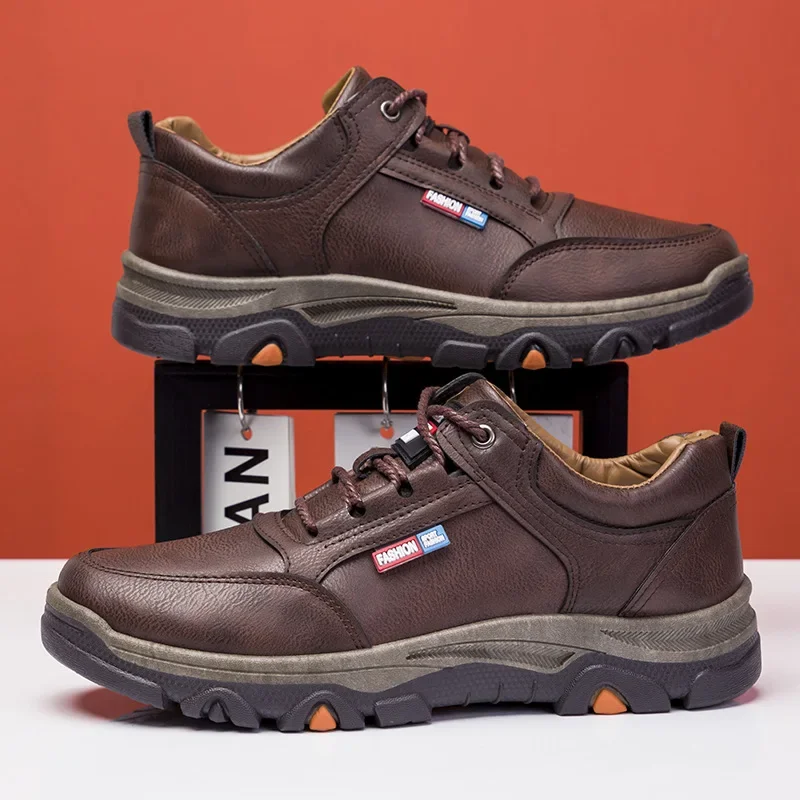 Simplicity Outdoor Casual Hiking Shoes Work Non-slip Men Shoes Sneakers Soft Sole Elegant Driving Leather Shoes Free Shipping
Simplicity Outdoor Casual Hiking Shoes Work Non-slip Men Shoes Sneakers Soft Sole Elegant Driving Leather Shoes Free Shipping