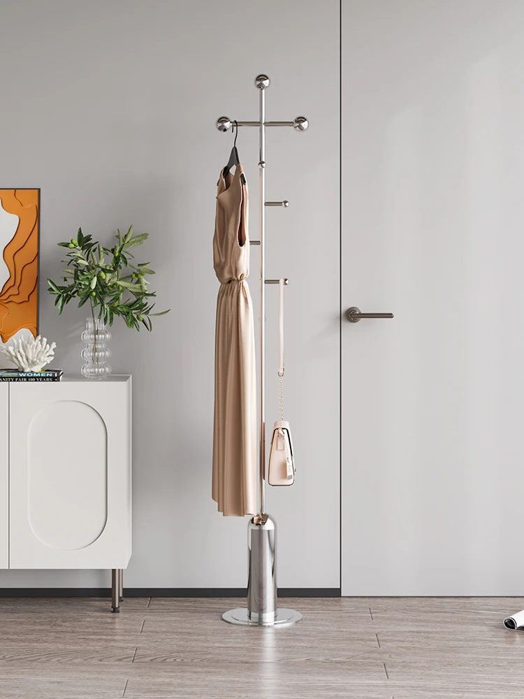 Nordic Simple Hanger Household Hangers Floor Stainless Steel Coat Rack
Nordic Simple Hanger Household Hangers Floor Stainless Steel Coat Rack