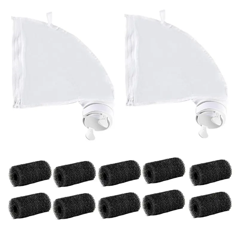 A67P-Pool Cleaner Kit For Polaris 280 480, 2Pcs All Purpose Bag With Zipper Closure Replacement Mesh Bag And 10Pcs Scrubbers
A67P-Pool Cleaner Kit For Polaris 280 480, 2Pcs All Purpose Bag With Zipper Closure Replacement Mesh Bag And 10Pcs Scrubbers
