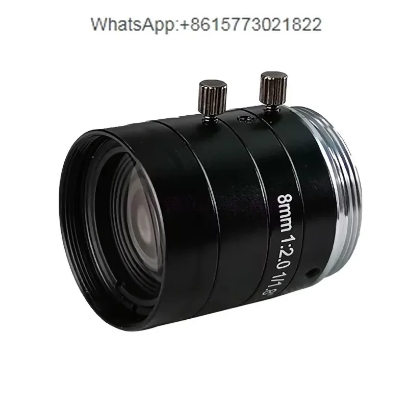 Industrial camera lens 4mm8mm12mm75mm wide-angle fixed focus C-port manual aperture 5MP low distortion lens FA
Industrial camera lens 4mm8mm12mm75mm wide-angle fixed focus C-port manual aperture 5MP low distortion lens FA