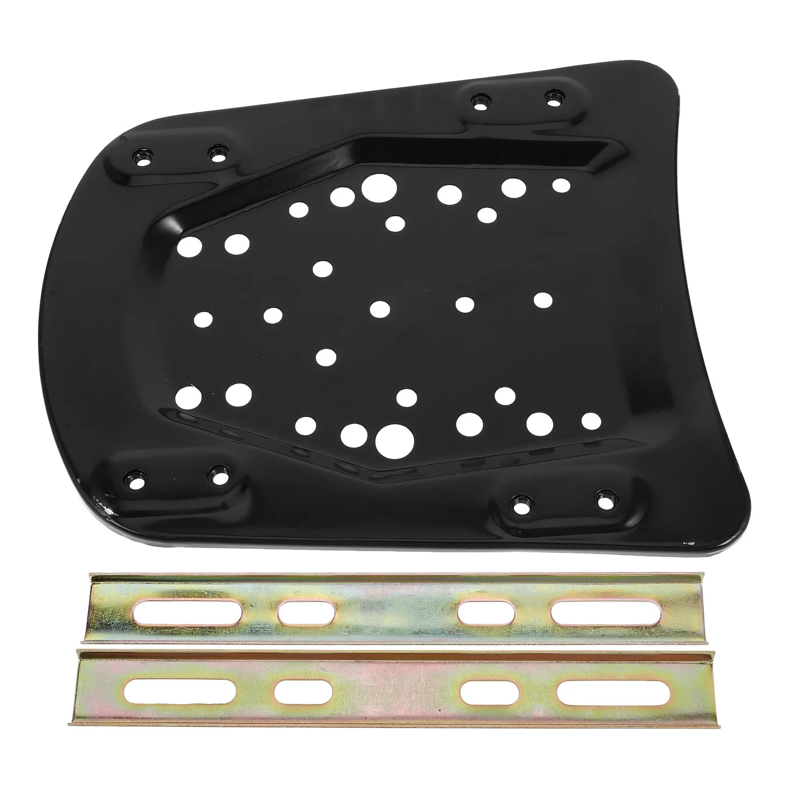1Set Scooter Rear Shelf Thickened Steel Base Plate Black Motorcycle Rear Luggage Rack Mounting Plate Heavy Duty with Screws
1Set Scooter Rear Shelf Thickened Steel Base Plate Black Motorcycle Rear Luggage Rack Mounting Plate Heavy Duty with Screws