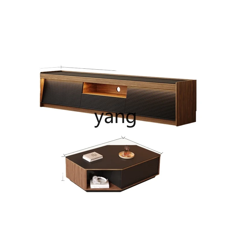 LH antique TV cabinet living room household small apartment retro style solid wood coffee table combination
LH antique TV cabinet living room household small apartment retro style solid wood coffee table combination