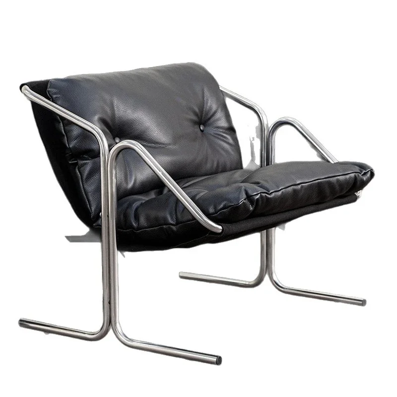 Italian light luxury leather soft bag dining chair stainless steel meeting room chair
Italian light luxury leather soft bag dining chair stainless steel meeting room chair