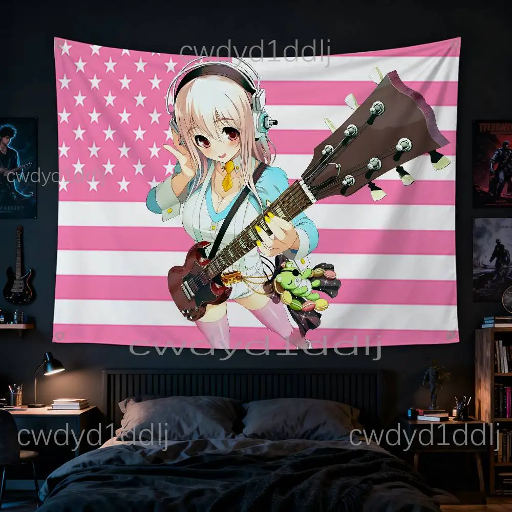S-Super S-Sonico Pink American Flag Flag Tapestry Wall Hanging Banner Aesthetic Decoration Dorm Party Backdrops Cloth
S-Super S-Sonico Pink American Flag Flag Tapestry Wall Hanging Banner Aesthetic Decoration Dorm Party Backdrops Cloth