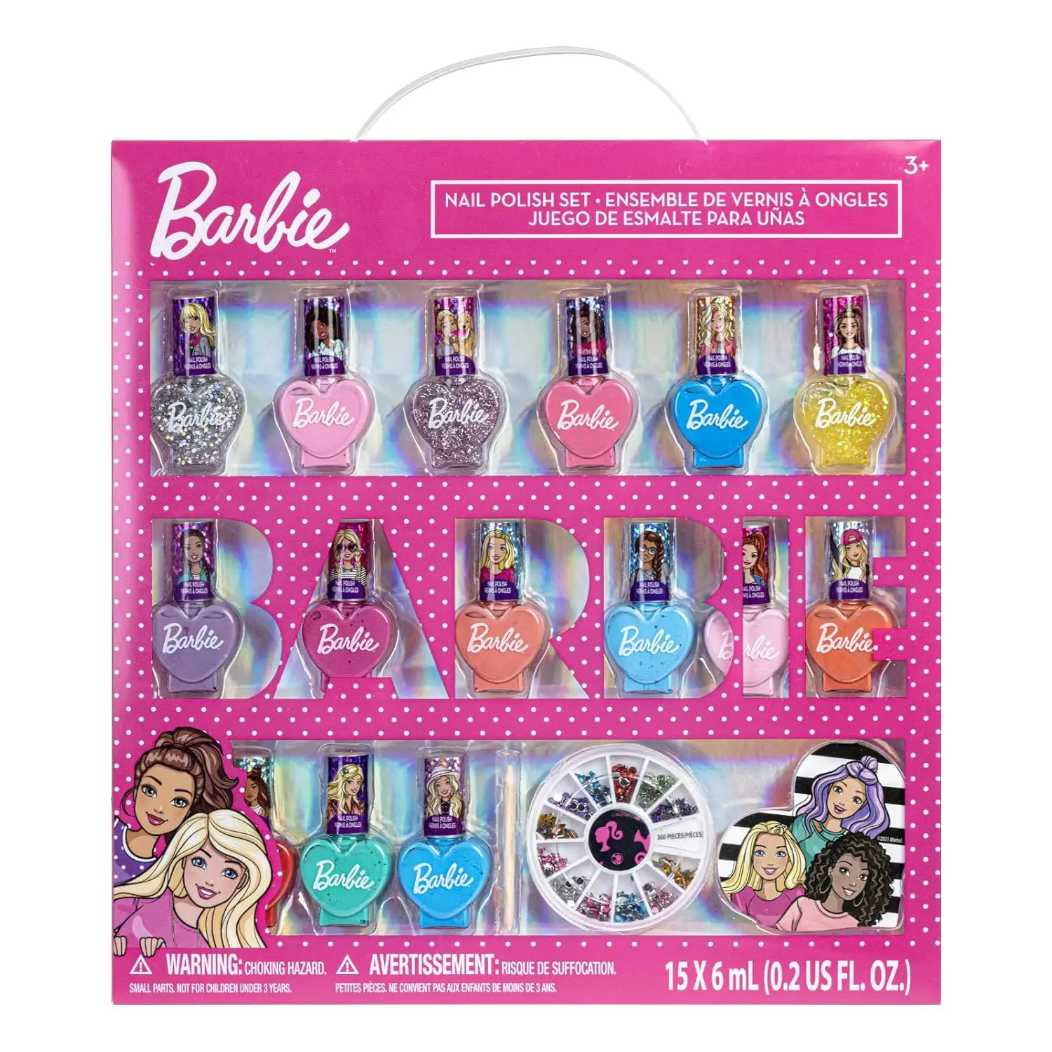 Kids Water-Based Nail Polish Set 18 Piece, Peelable Nail Polish with Gems & File, Safe for Age 3+ Birthday Party
Kids Water-Based Nail Polish Set 18 Piece, Peelable Nail Polish with Gems & File, Safe for Age 3+ Birthday Party