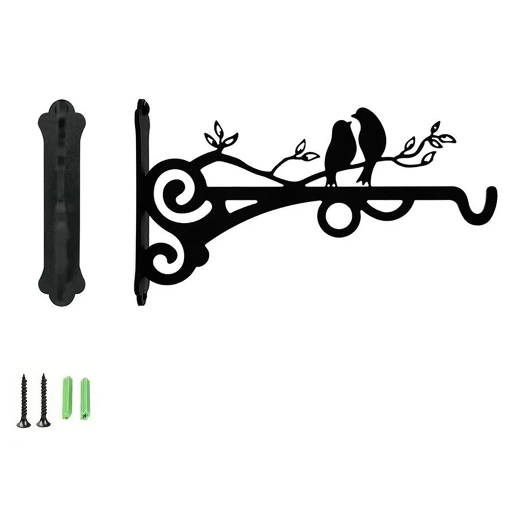 Hanging Plants Bracket Iron Plant Hanger Hook Sturdy Flower Pot Wall Hook Decorative Lantern Support Hanger with Screws for Hang
Hanging Plants Bracket Iron Plant Hanger Hook Sturdy Flower Pot Wall Hook Decorative Lantern Support Hanger with Screws for Hang