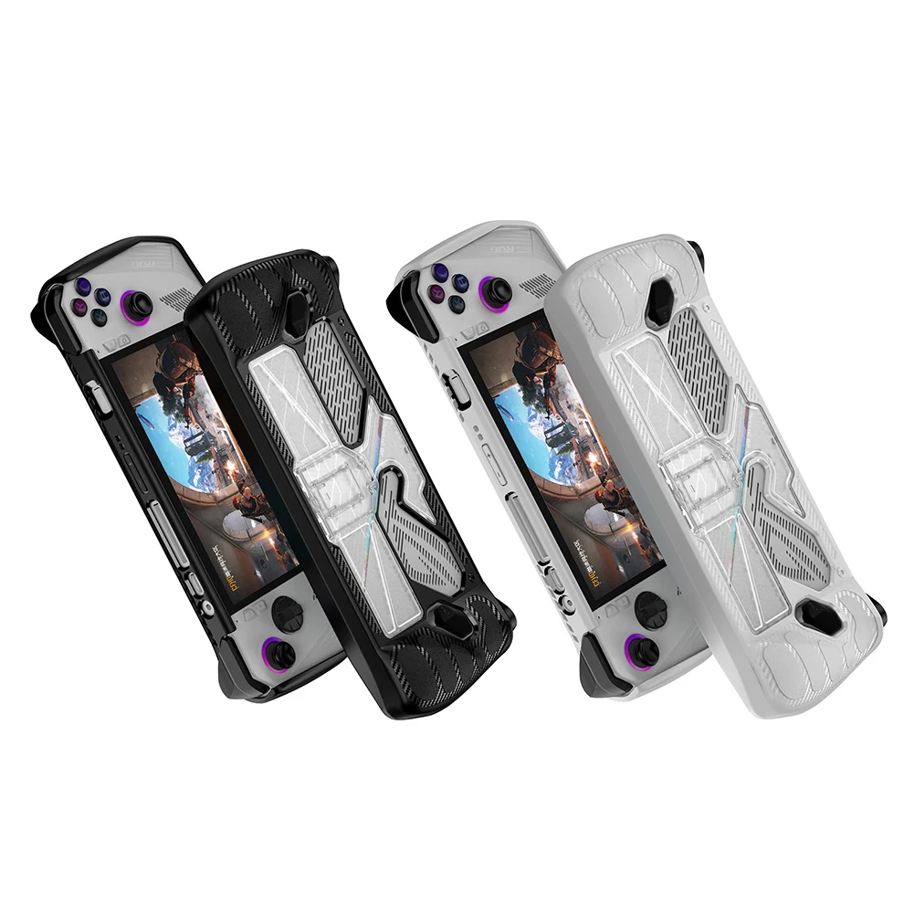 Game Console Full Cover TPU PC Game Console Cover with Bracket Shockproof Replacement Accessories for Asus Rog Ally
Game Console Full Cover TPU PC Game Console Cover with Bracket Shockproof Replacement Accessories for Asus Rog Ally