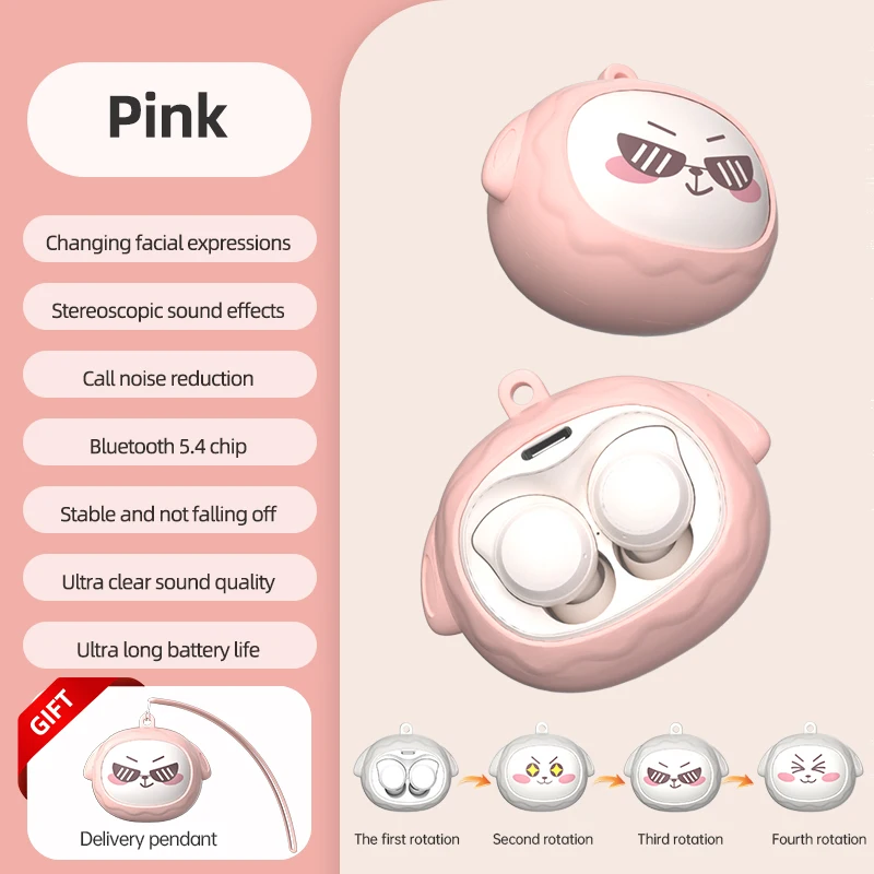 Nezha Face Changing Bluetooth 5.4 Wireless Earphones Rechargeable Audio Decoding Intelligent Noise Reduction Long Range Earphone
Nezha Face Changing Bluetooth 5.4 Wireless Earphones Rechargeable Audio Decoding Intelligent Noise Reduction Long Range Earphone
