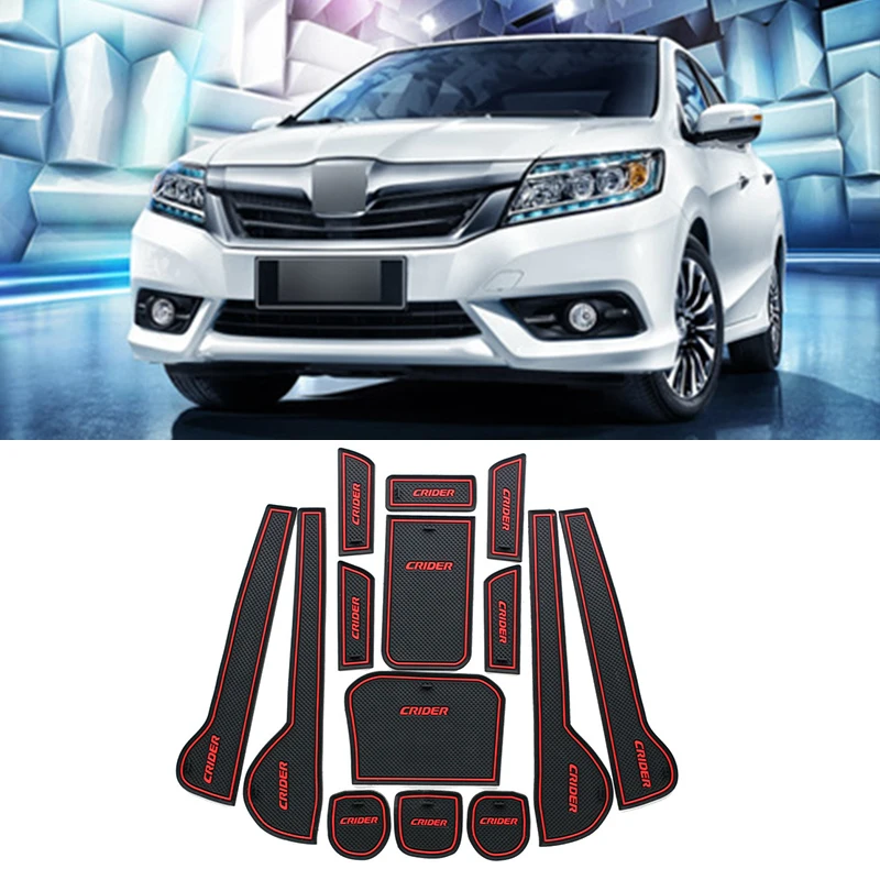 14 pcs Car rubber anti-slip mat coaster Door Slot Mat Set For Honda CRIDER 2013 2014 2015 2016 2017 accessories
14 pcs Car rubber anti-slip mat coaster Door Slot Mat Set For Honda CRIDER 2013 2014 2015 2016 2017 accessories