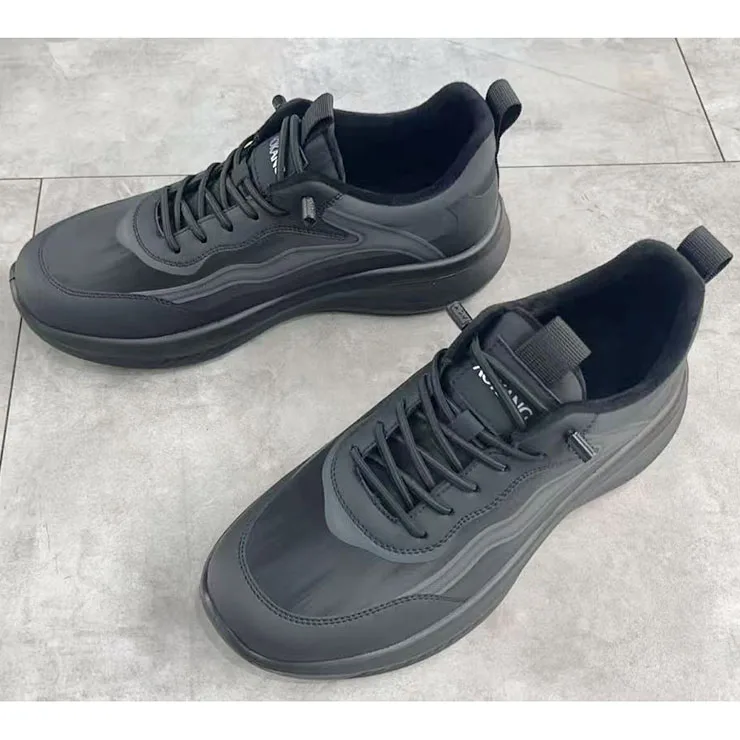 Мужские повседневные зимние низкие ботинки Aokang на шнуровке с бархатной подкладкой, хлопковые, черные, модные, удобные мужские туфли
Мужские повседневные зимние низкие ботинки Aokang на шнуровке с бархатной подкладкой, хлопковые, черные, модные, удобные мужские туфли