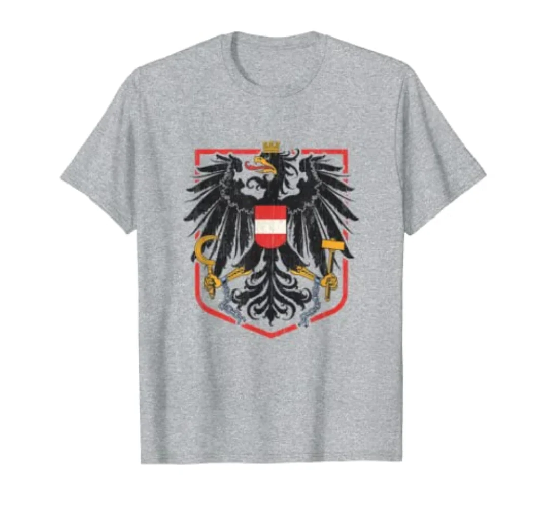 Austrian Pride Coat of Arms of Austria Citizen Men T-Shirt Short Sleeve Casual 100% Cotton O-Neck Summer Shirts
Austrian Pride Coat of Arms of Austria Citizen Men T-Shirt Short Sleeve Casual 100% Cotton O-Neck Summer Shirts