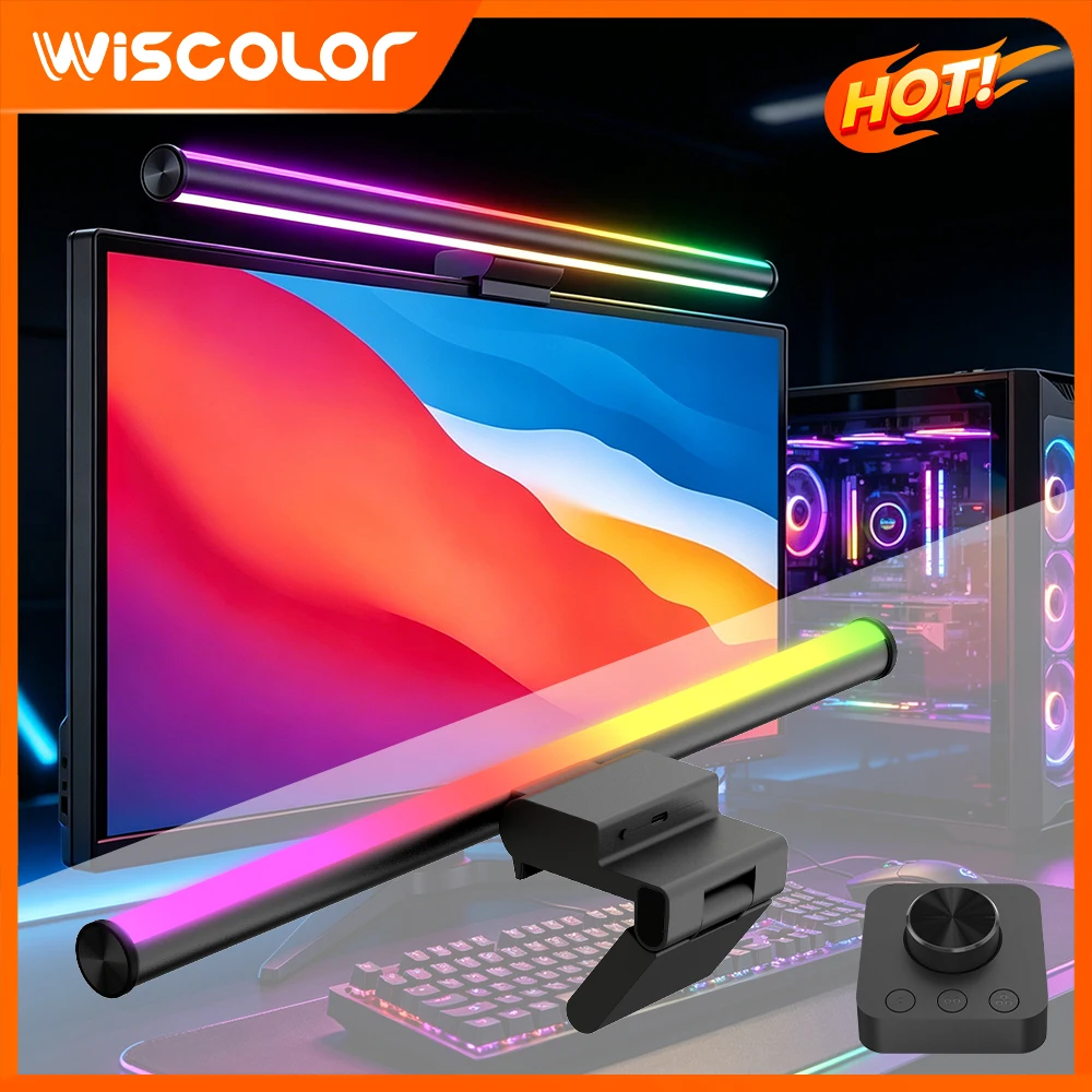 RGB Light Bar Monitor Led Lights Setup Gamer Room Decoration Lightbar Screen Hanging Table Desk Lamp Remote Control Night Light
RGB Light Bar Monitor Led Lights Setup Gamer Room Decoration Lightbar Screen Hanging Table Desk Lamp Remote Control Night Light