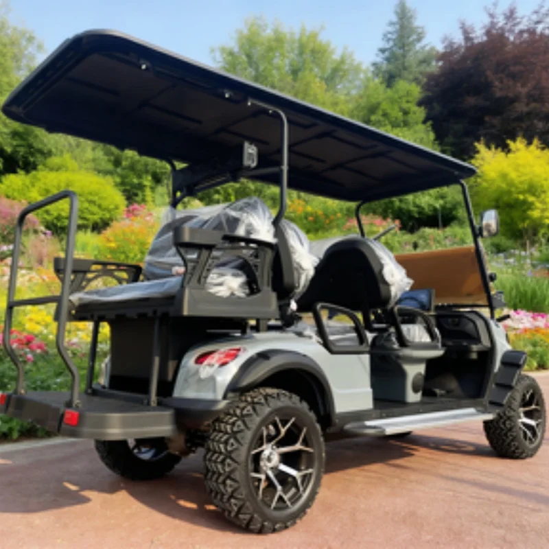Hot Sale 4 Wheel 10 Inch Display Off Road Hunting Vehicle Suitable For Golf Course Electric Golf Cart With Bumper Off Road Tires
Hot Sale 4 Wheel 10 Inch Display Off Road Hunting Vehicle Suitable For Golf Course Electric Golf Cart With Bumper Off Road Tires