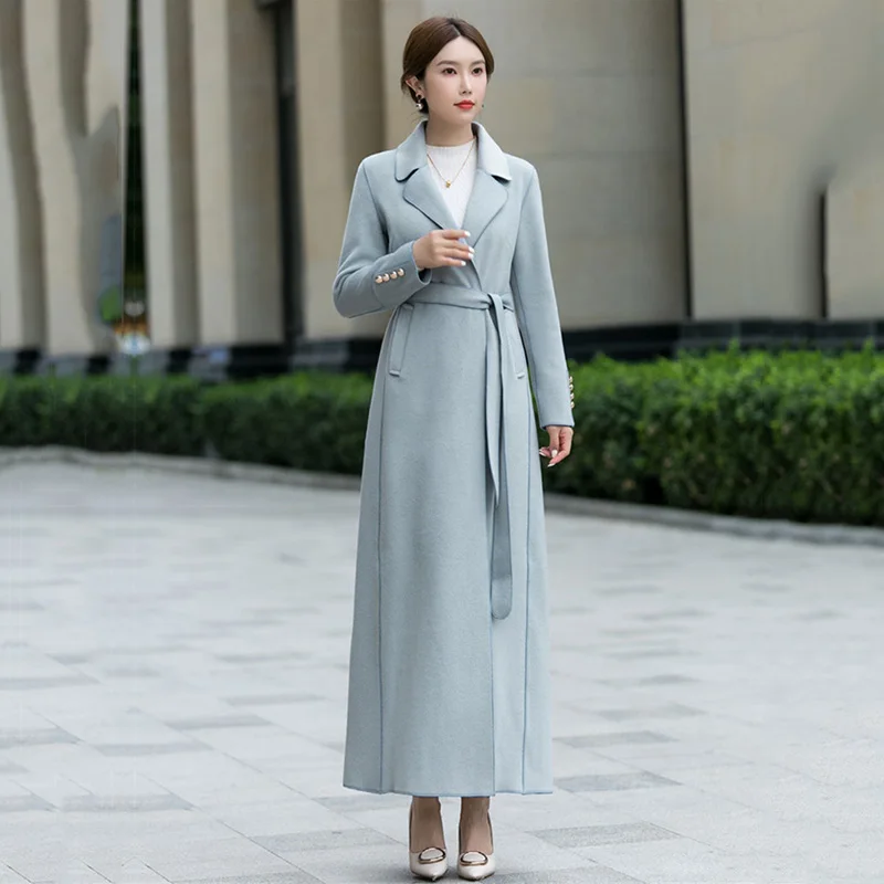 2024 European And American Autumn And Winter Fashion New Small Fragrance Wind Wool Coat Casual Coat In The Long Zero Cashmere
2024 European And American Autumn And Winter Fashion New Small Fragrance Wind Wool Coat Casual Coat In The Long Zero Cashmere