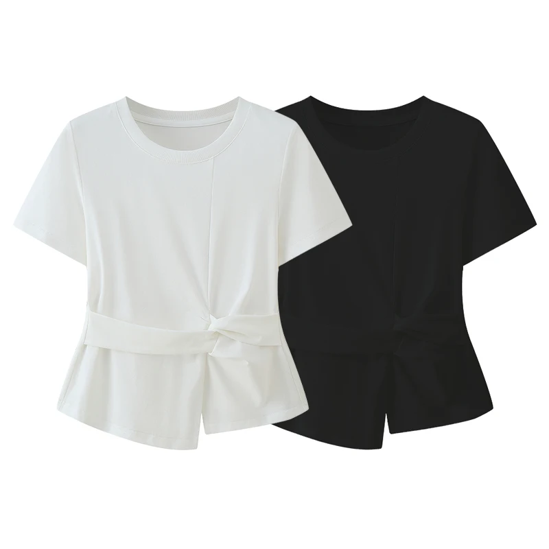 Y2K Womens T Shirt Summer Temperament Casual Design Sun Protection Quick Drying Waist Cinching Short Sleeve Top
Y2K Womens T Shirt Summer Temperament Casual Design Sun Protection Quick Drying Waist Cinching Short Sleeve Top